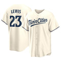 CAdoa M.Twins #23 Royce Lewis Player Cream Game Limited Home Stitched Jerseys