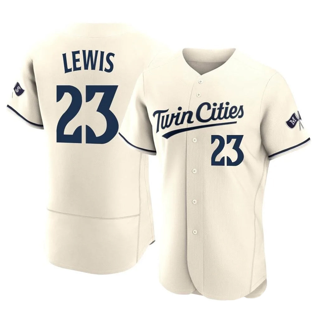 CAdoa M.Twins #23 Royce Lewis Player Cream Home Limited Elite Stitched Jerseys