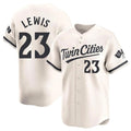CAdoa M.Twins #23 Royce Lewis Player Cream Home Limited Stitched Jerseys