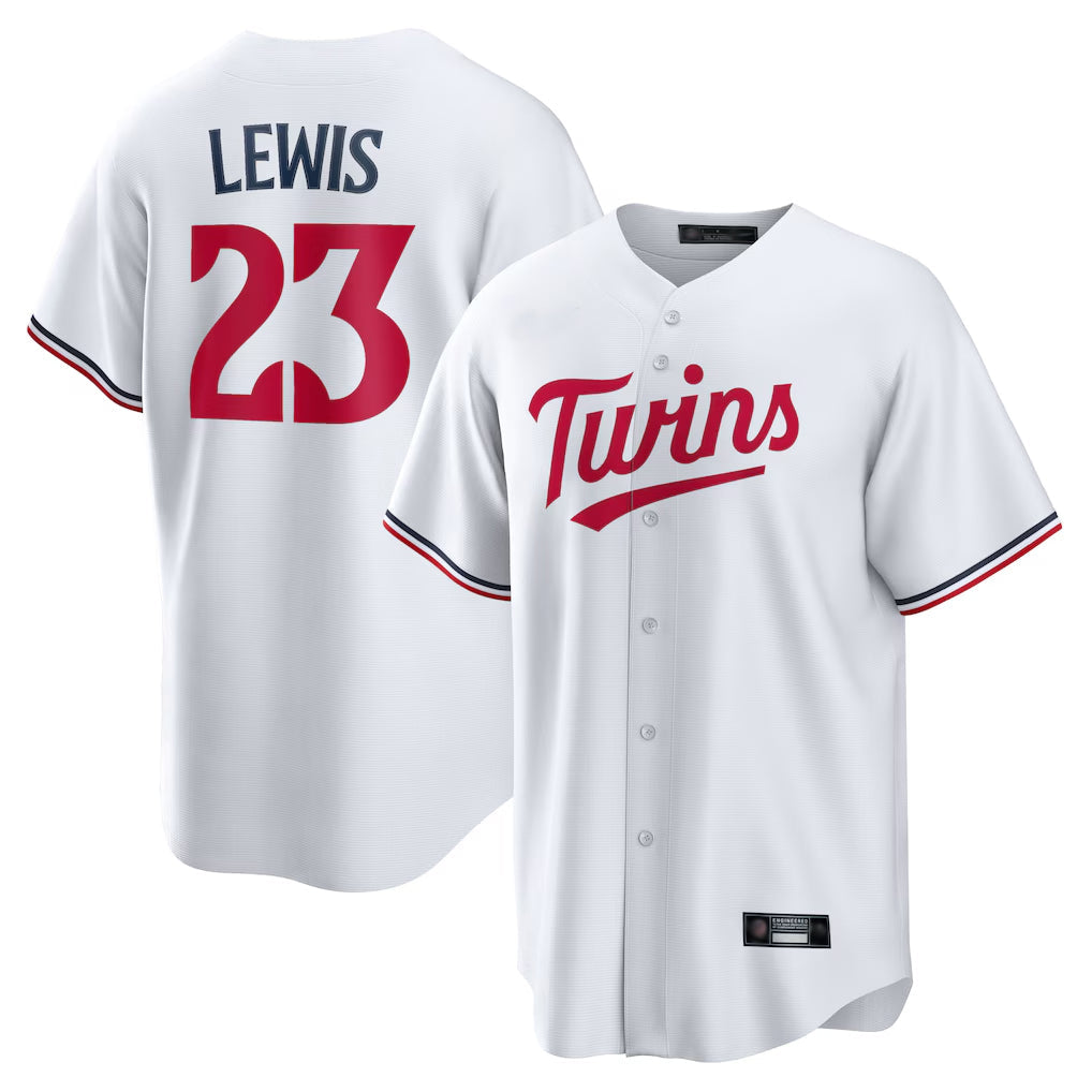 CAdoa M.Twins #23 Royce Lewis Player White Home Game Stitched Jerseys