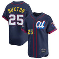 CAdoa M.Twins #25 Byron Buxton Player Navy All-star Game Limited Home Stitched Jerseys