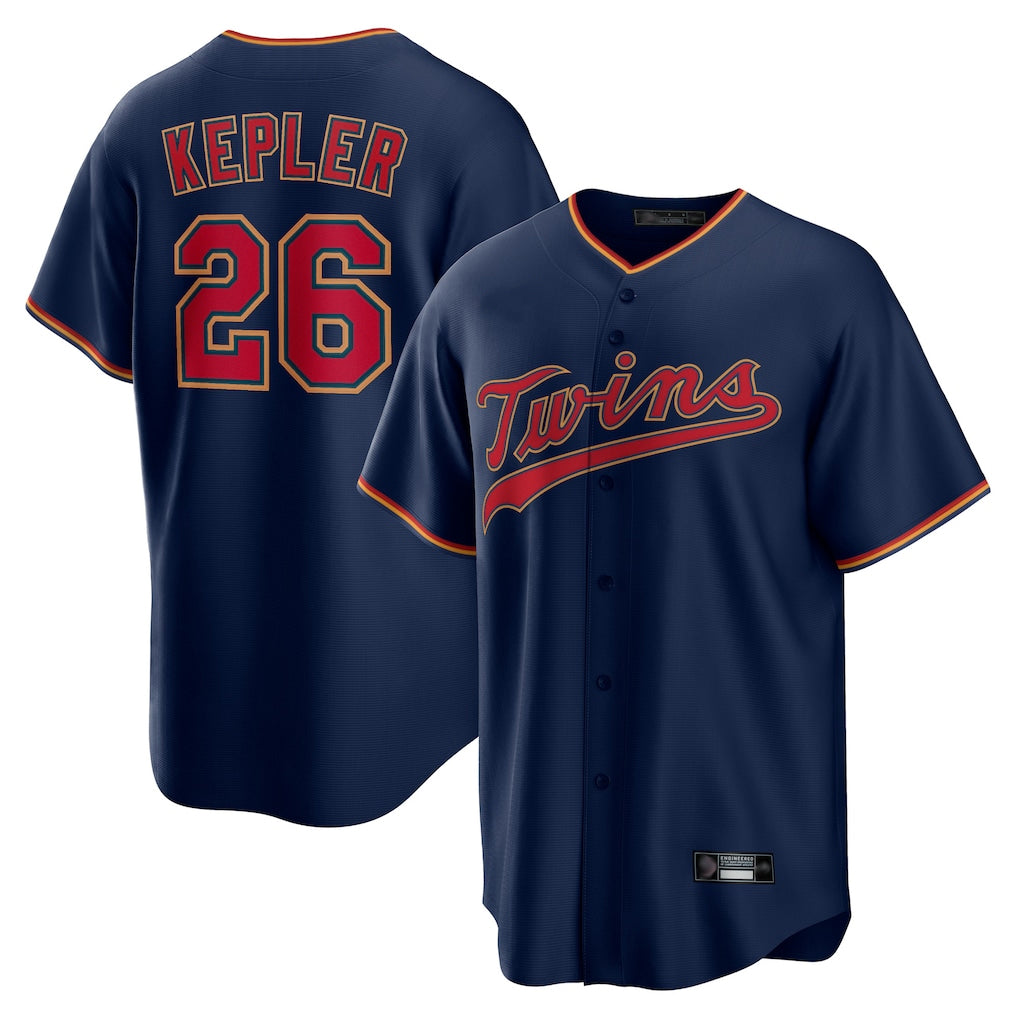 CAdoa M.Twins #26 Max Kepler Player Navy Home Limited Game Stitched Jerseys