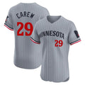 CAdoa M.Twins #29 Rod Carew Player Gray Home Limited Elite Stitched Jerseys