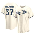 CAdoa M.Twins #37 Victor Caratini Player Cream Game Limited Home Stitched Jerseys