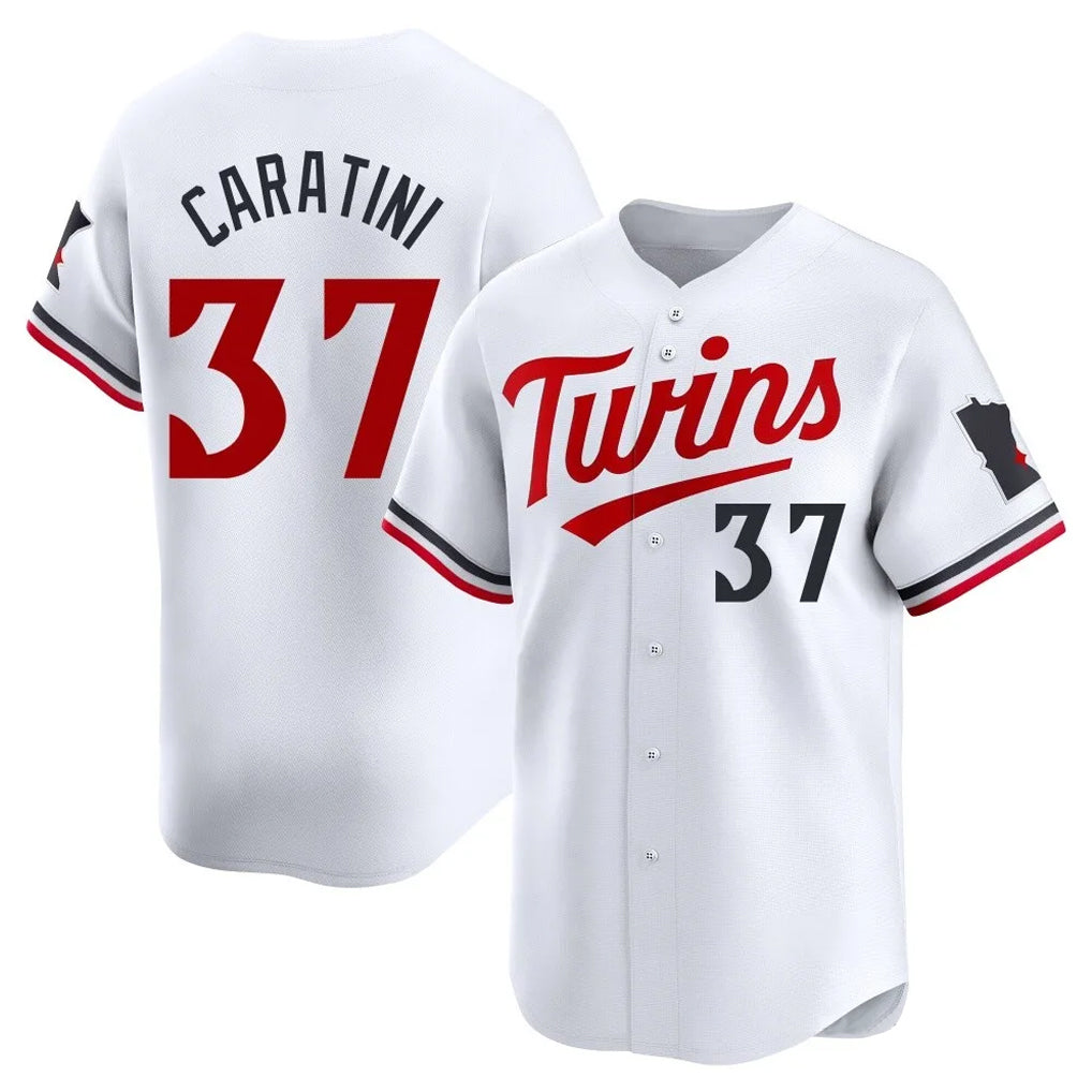 CAdoa M.Twins #37 Victor Caratini Player White Home Limited Stitched Jerseys