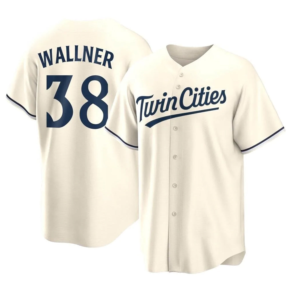 CAdoa M.Twins #38 Matt Wallner Player Cream Game Limited Home Stitched Jerseys
