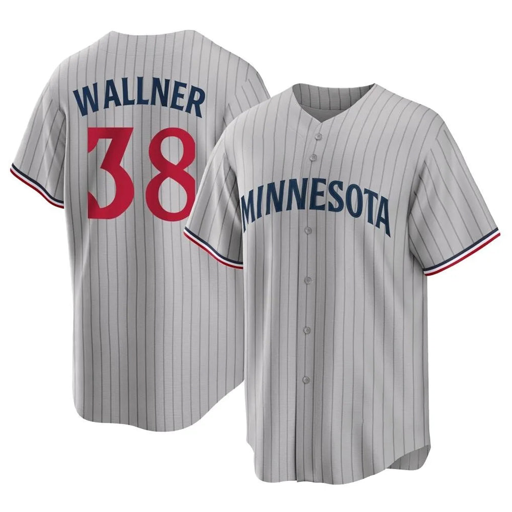 CAdoa M.Twins #38 Matt Wallner Player Gray Game Limited Home Stitched Jerseys