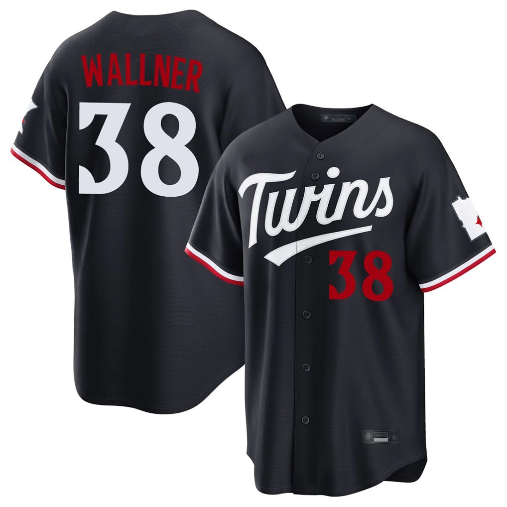 CAdoa M.Twins #38 Matt Wallner Player Navy Home Game Stitched Jerseys