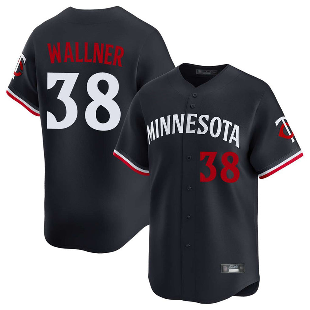 CAdoa M.Twins #38 Matt Wallner Player Navy Replica Alternate Home Stitched Jerseys