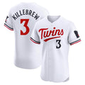 CAdoa M.Twins #3 Harmon Killebrew Player White Home Limited Elite Stitched Jerseys