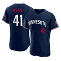 CAdoa M.Twins #41 Joe Ryan Player Navy Replica Home Limited Elite Stitched Jerseys