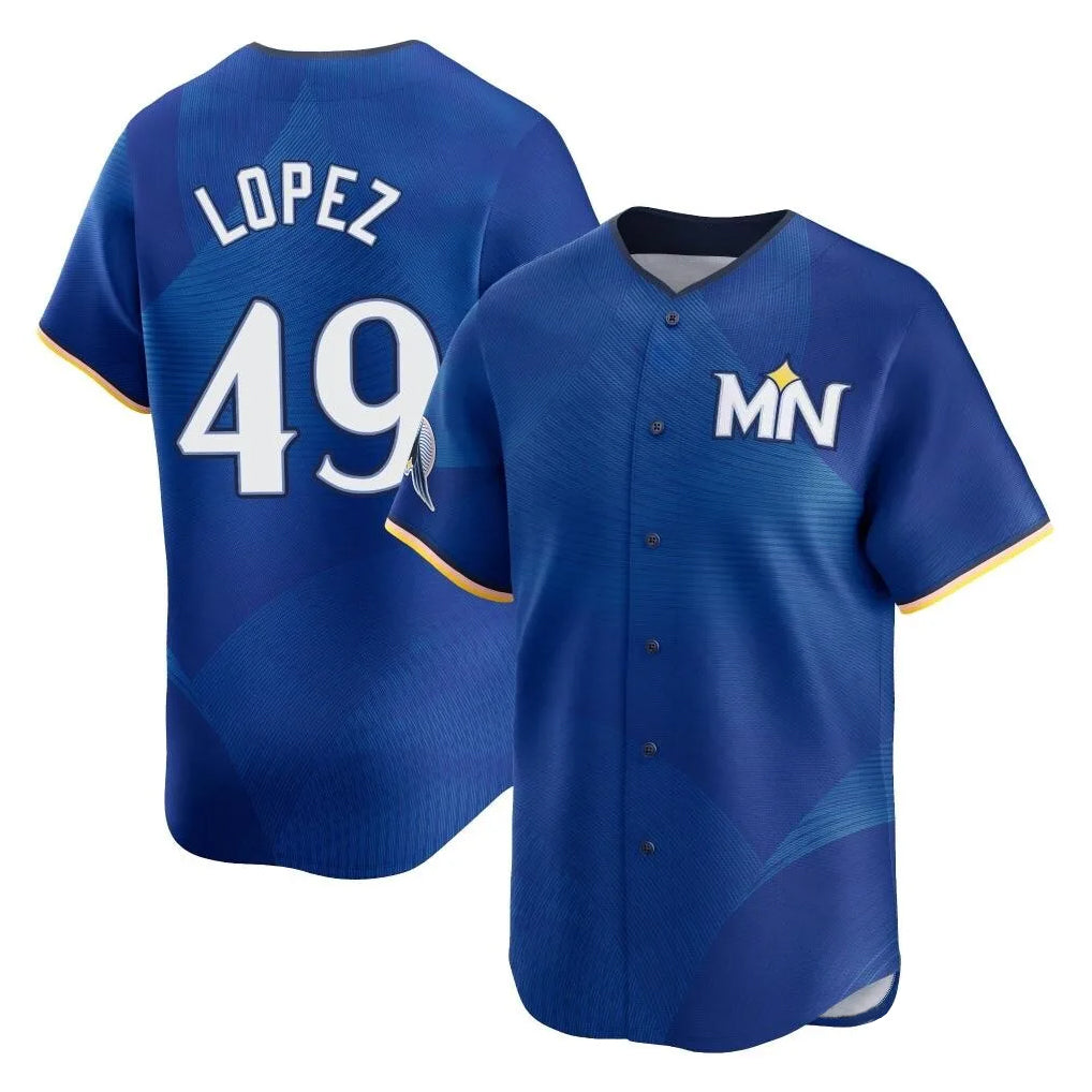 CAdoa M.Twins #49 Pablo Lopez Player Royal City Connect Limited Home Stitched Jerseys