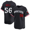 CAdoa M.Twins #56 Josh Bell Player Navy Home Limited Stitched Jerseys