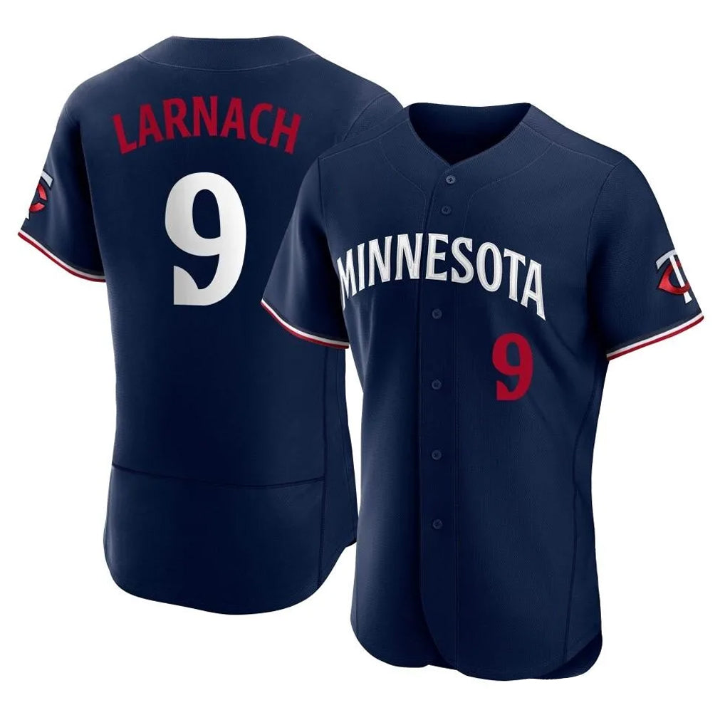 CAdoa M.Twins #9 Trevor Larnach Player Navy Replica Home Limited Elite Stitched Jerseys