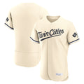 CAdoa Minnesota Twins Blank Player Cream Home Limited Elite Stitched Jerseys