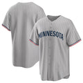 CAdoa Minnesota Twins Blank Player Gray Game Limited Home Stitched Jerseys