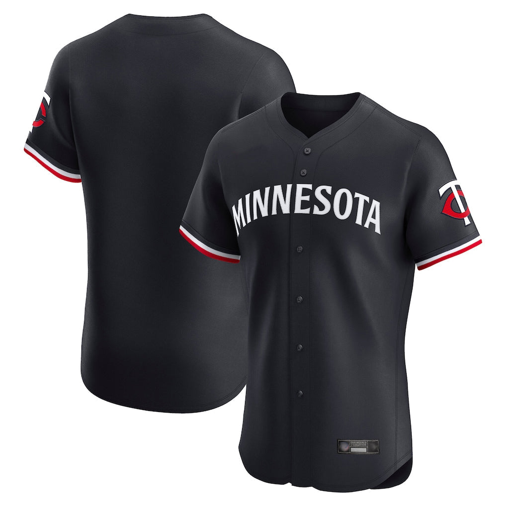 CAdoa Minnesota Twins Blank Player Navy Home Limited Elite Stitched Jerseys