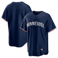 CAdoa Minnesota Twins Blank Player Navy Replica Alternate Home Stitched Jerseys