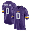 CAdoa MN.Vikings #0 Ivan Pace Jr. Player Purple Home Game Stitched Jerseys