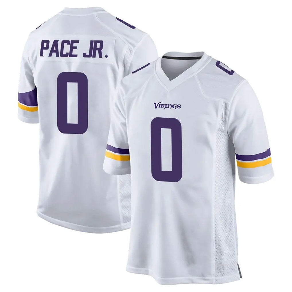 CAdoa MN.Vikings #0 Ivan Pace Jr. Player White Home Game Stitched Jerseys