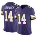 CAdoa MN.Vikings #14 Jauan Jennings Player Purple Limited Classic Vapor F.U.S.E. Home Game Stitched Jerseys