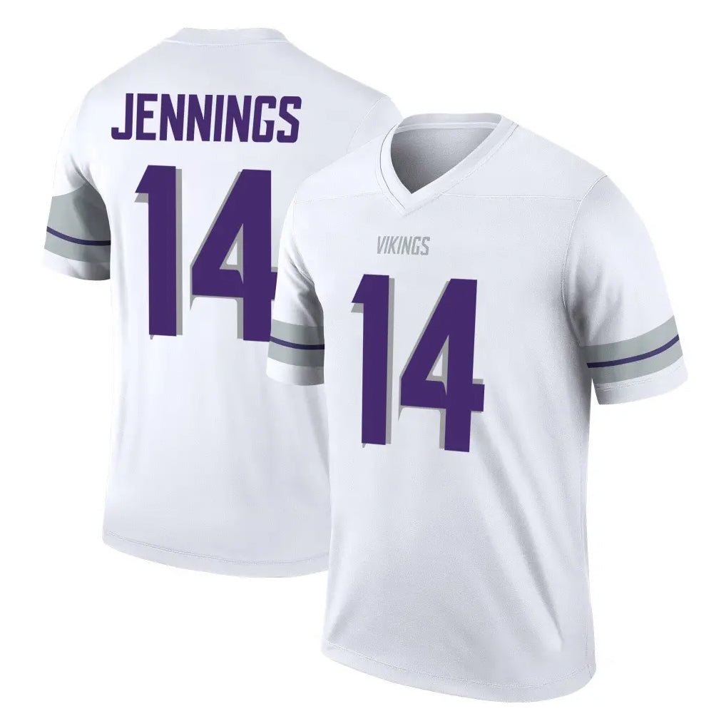 CAdoa MN.Vikings #14 Jauan Jennings Player White Alternate Legend Home Game Stitched Jerseys