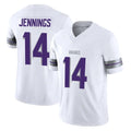 CAdoa MN.Vikings #14 Jauan Jennings Player White Limited Alternate Vapor F.U.S.E. Home Game Stitched Jerseys