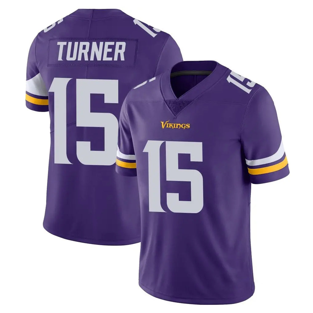 CAdoa MN.Vikings #15 Dallas Turner Player Purple Limited Vapor Untouchable Home Game Stitched Jerseys