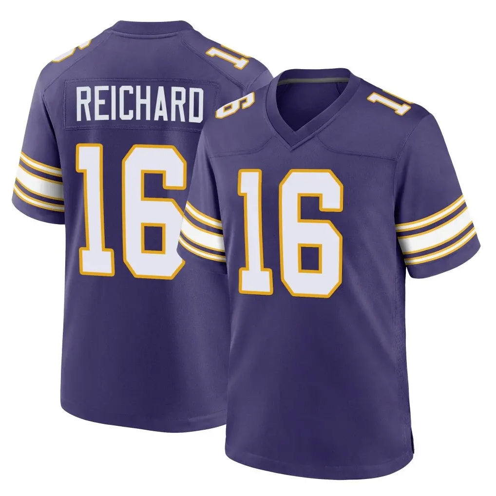 CAdoa MN.Vikings #16 Will Reichard Player Purple Classic Home Game Stitched Jerseys