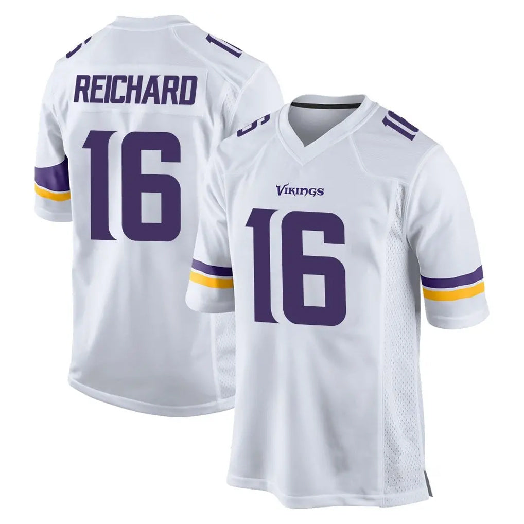 CAdoa MN.Vikings #16 Will Reichard Player White Home Game Stitched Jerseys