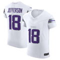 CAdoa MN.Vikings #18 Justin Jefferson White Alternate Vapor F.U.S.E. Elite Player American Stitched Jerseys