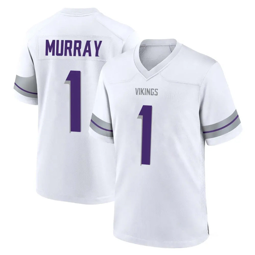 CAdoa MN.Vikings #1 Kyler Murray Player White Alternate Home Game Stitched Jerseys