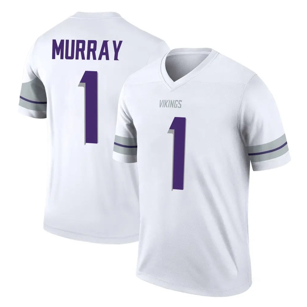 CAdoa MN.Vikings #1 Kyler Murray Player White Alternate Legend Home Game Stitched Jerseys