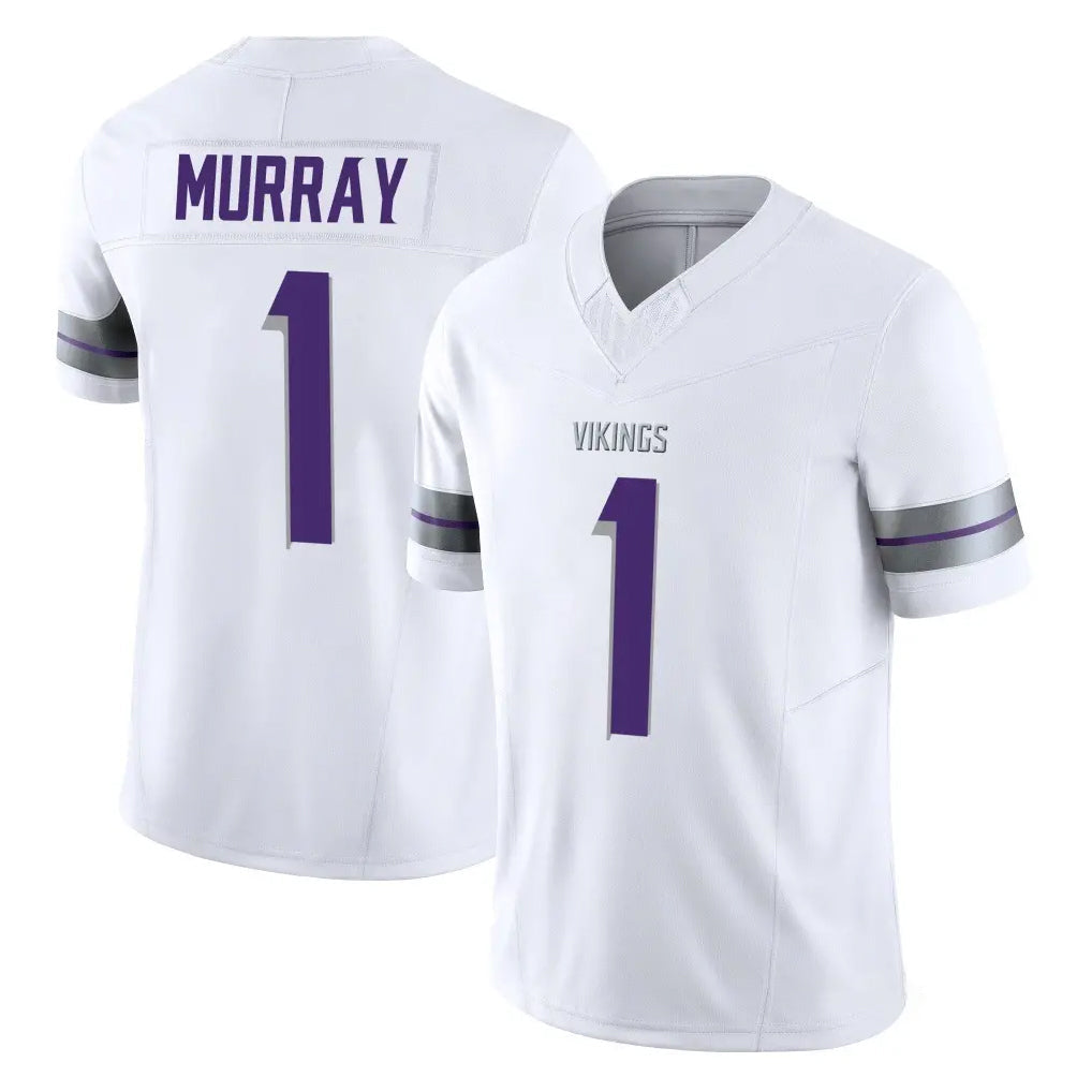 CAdoa MN.Vikings #1 Kyler Murray Player White Limited Alternate Vapor F.U.S.E. Home Game Stitched Jerseys