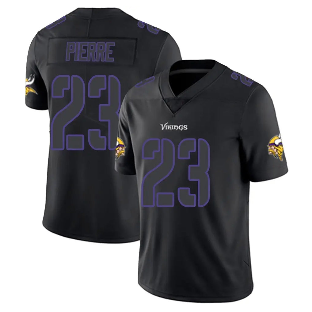 CAdoa MN.Vikings #23 James Pierre Player Black Impact LImited Home Game Stitched Jerseys
