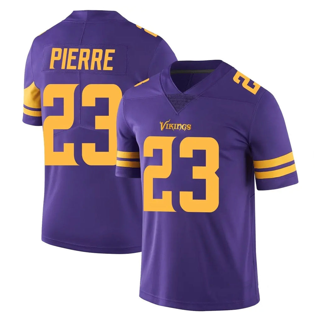 CAdoa MN.Vikings #23 James Pierre Player Purple Limited Color Rush Home Game Stitched Jerseys