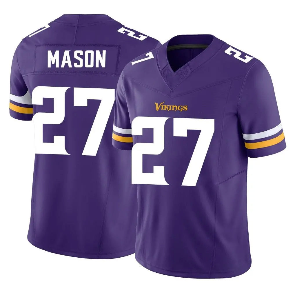 CAdoa MN.Vikings #27 Jordan Mason Player Purple Limited Vapor F.U.S.E. Home Game Stitched Jerseys