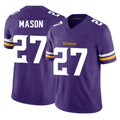 CAdoa MN.Vikings #27 Jordan Mason Player Purple Limited Vapor F.U.S.E. Home Game Stitched Jerseys
