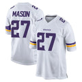 CAdoa MN.Vikings #27 Jordan Mason Player White Home Game Stitched Jerseys
