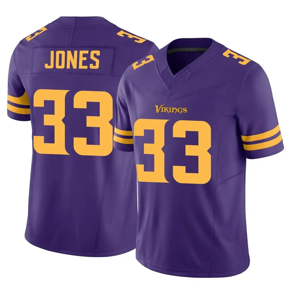 CAdoa MN.Vikings #33 Aaron Jones Sr. Player Purple Limited Alternate Vapor F.U.S.E. Home Game Stitched Jerseys
