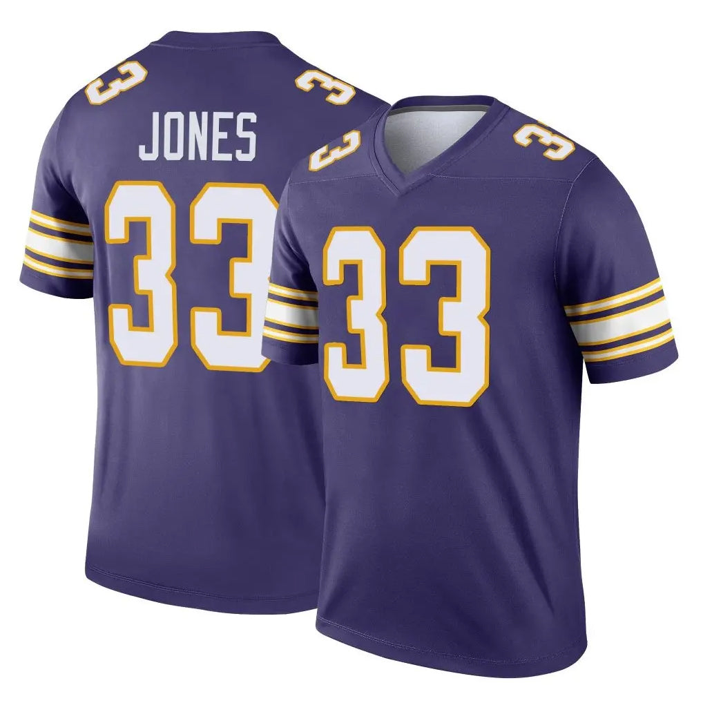 CAdoa MN.Vikings #33 Aaron Jones Sr. Player Purple Limited Classic Home Game Stitched Jerseys