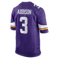 CAdoa MN.Vikings #3 Jordan Addison Purple Game Stitched Jerseys