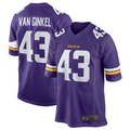 CAdoa MN.Vikings #43 Andrew Van Ginkel Purple Team Game Jersey Stitched American Stitched Jersey