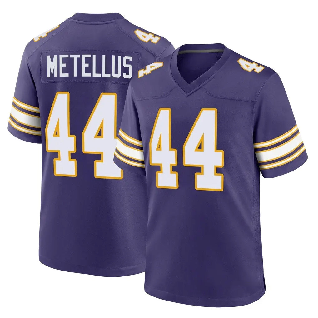 CAdoa MN.Vikings #44 Josh Metellus Player Purple Classic Home Game Stitched Jerseys