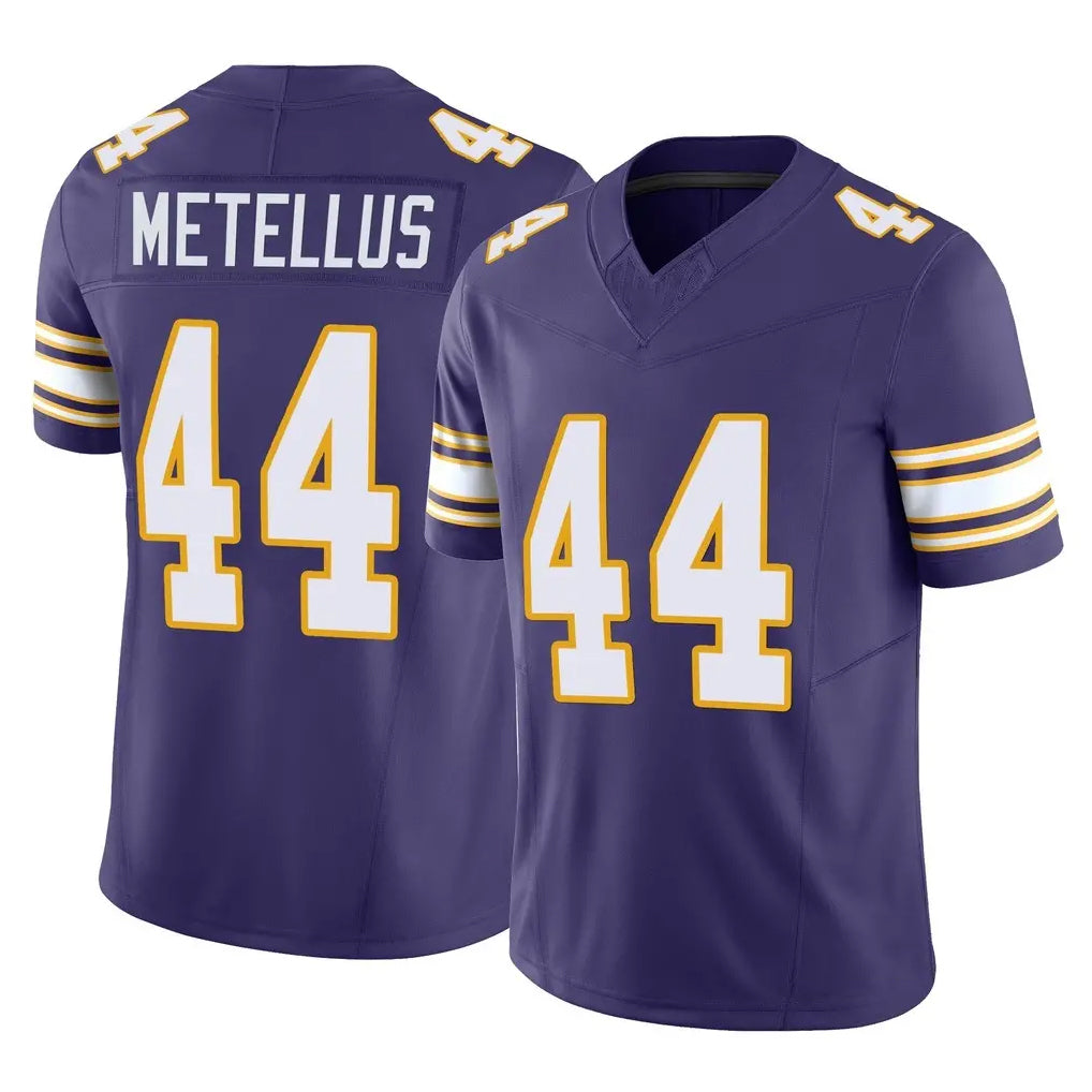 CAdoa MN.Vikings #44 Josh Metellus Player Purple Limited Classic Vapor F.U.S.E. Home Game Stitched Jerseys