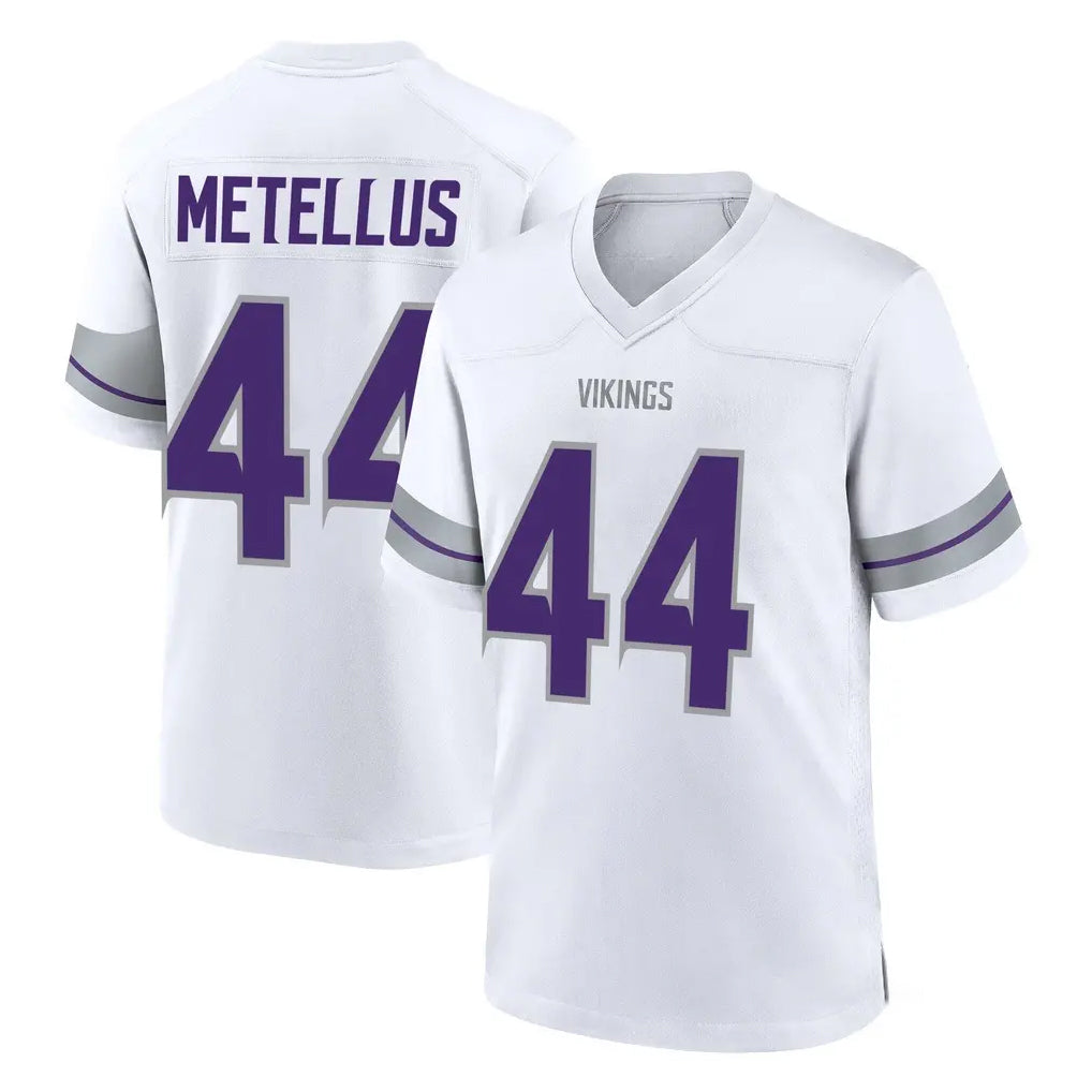 CAdoa MN.Vikings #44 Josh Metellus Player White Alternate Home Game Stitched Jerseys