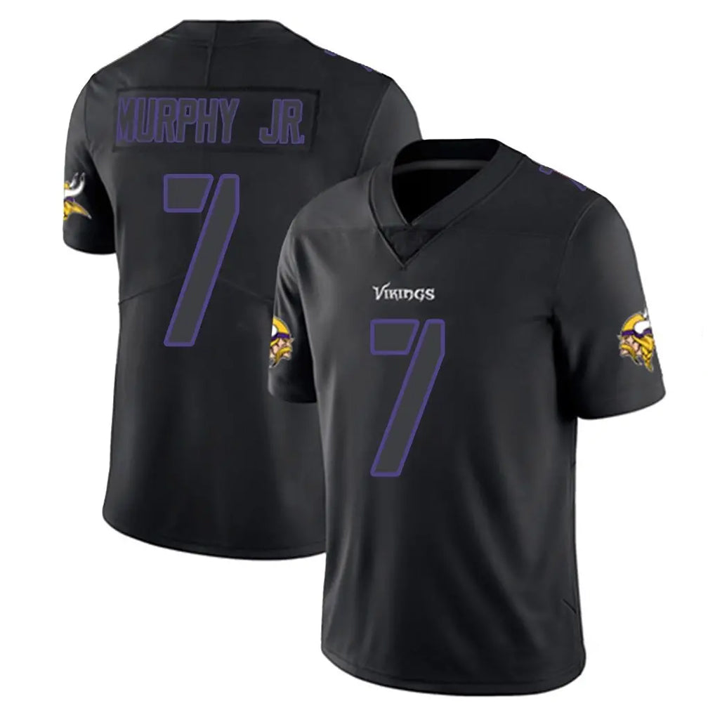 CAdoa MN.Vikings #7 Byron Murphy Jr. Player Black Impact LImited Home Game Stitched Jerseys