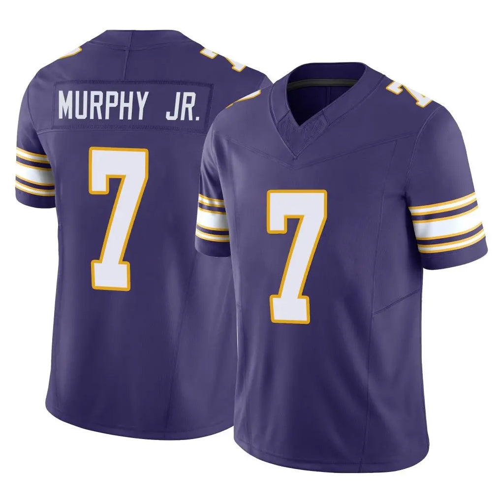CAdoa MN.Vikings #7 Byron Murphy Jr. Player Purple Limited Classic Vapor F.U.S.E. Home Game Stitched Jerseys