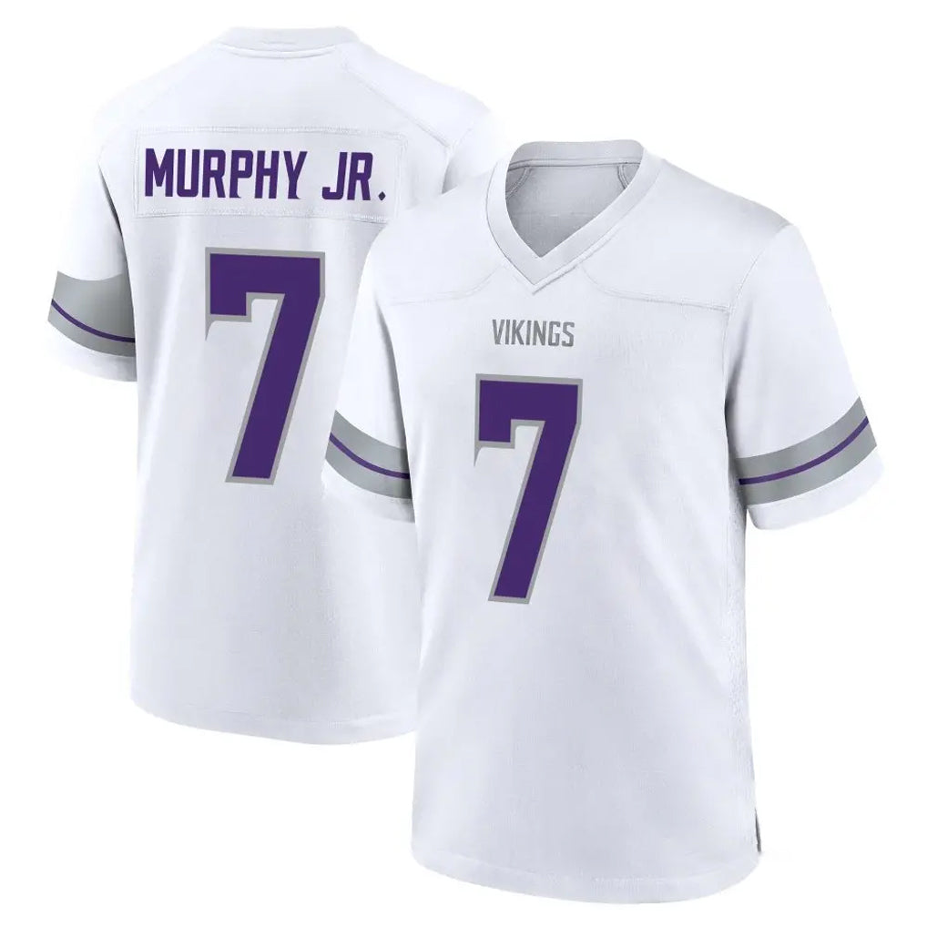 CAdoa MN.Vikings #7 Byron Murphy Jr. Player White Alternate Home Game Stitched Jerseys