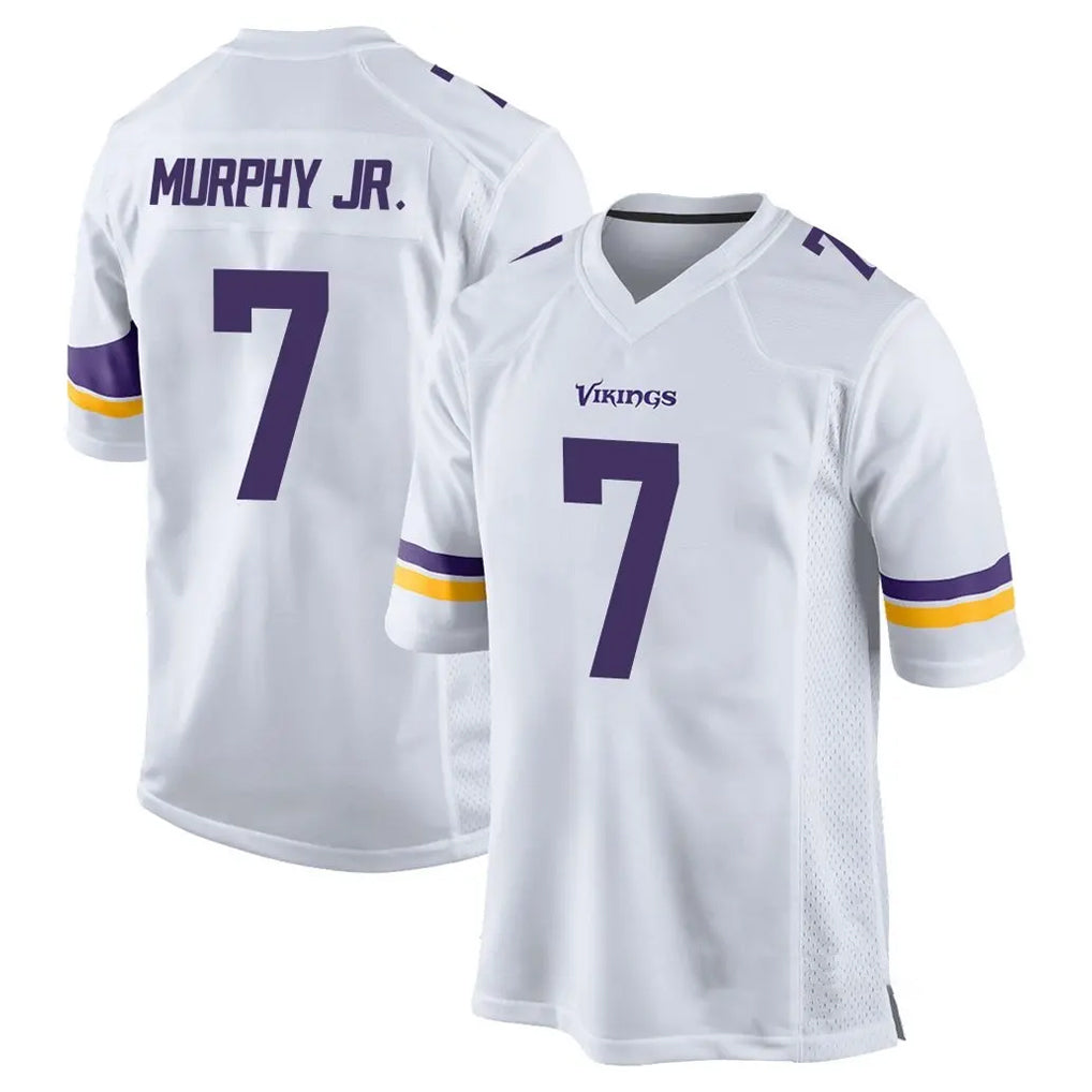 CAdoa MN.Vikings #7 Byron Murphy Jr. Player White Home Game Stitched Jerseys